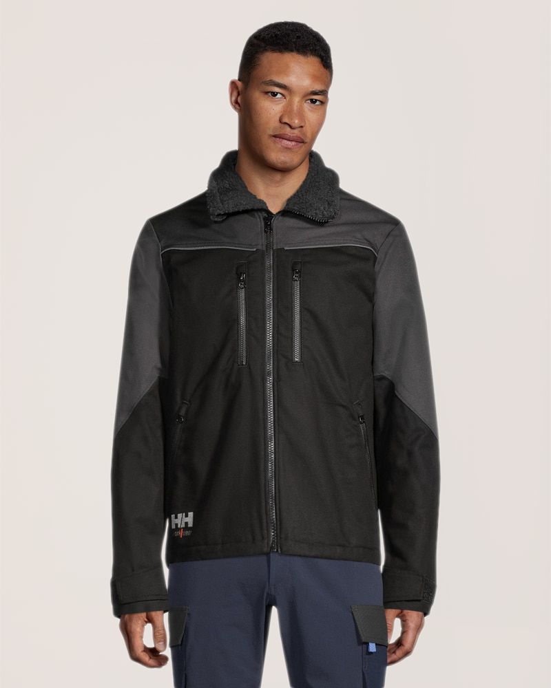 Helly Hansen Workwear Men's Oxford Fleece Lined Work Winter Jacket