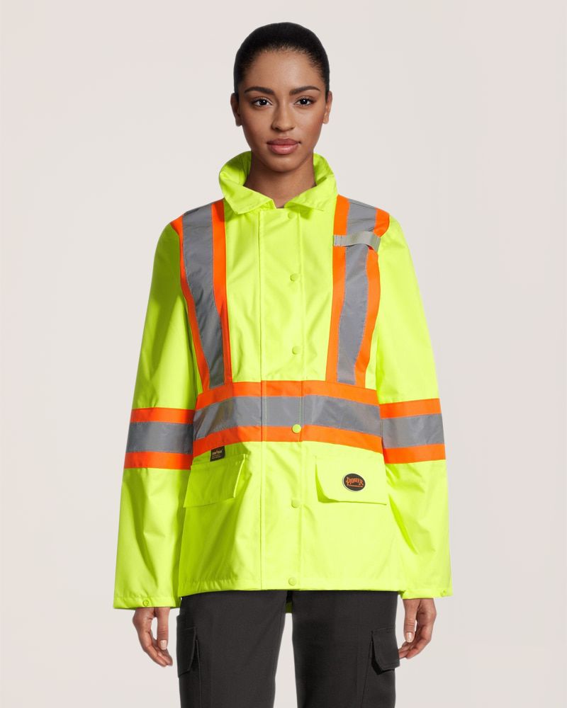 Pioneer Women's Hi-Vis Waterproof Traffic Control Jacket