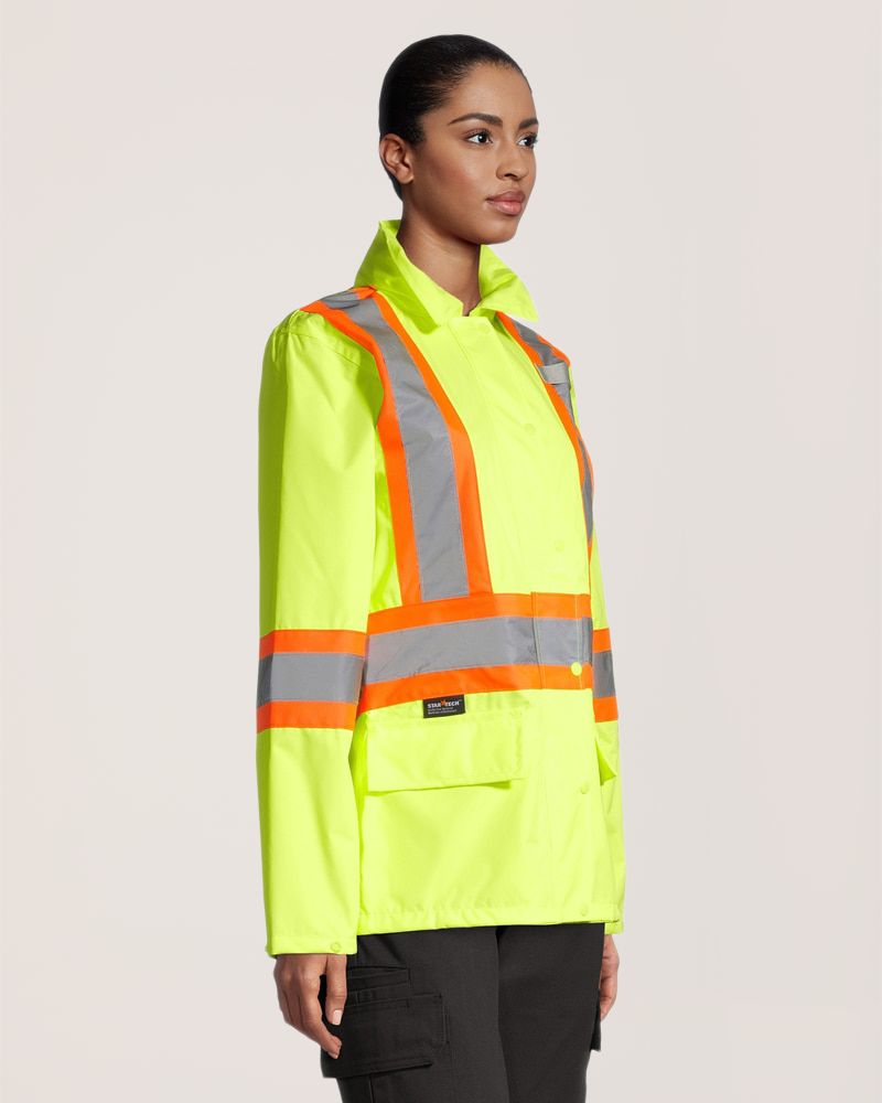 Pioneer Women's Hi-Vis Waterproof Traffic Control Jacket