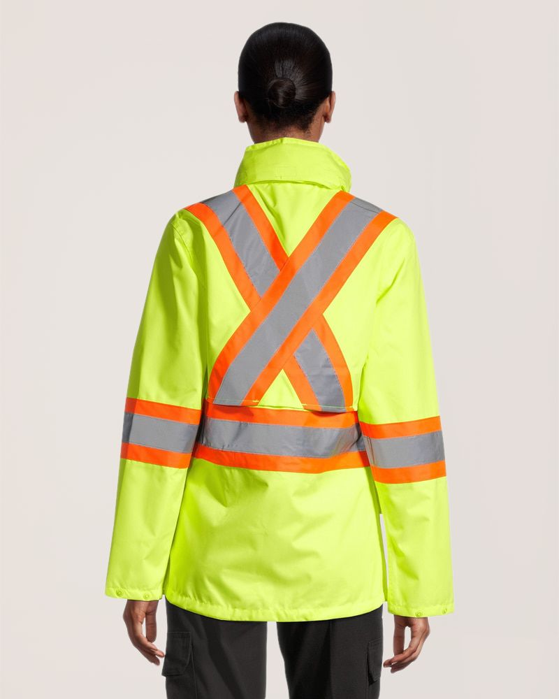 Pioneer Women's Hi-Vis Waterproof Traffic Control Jacket