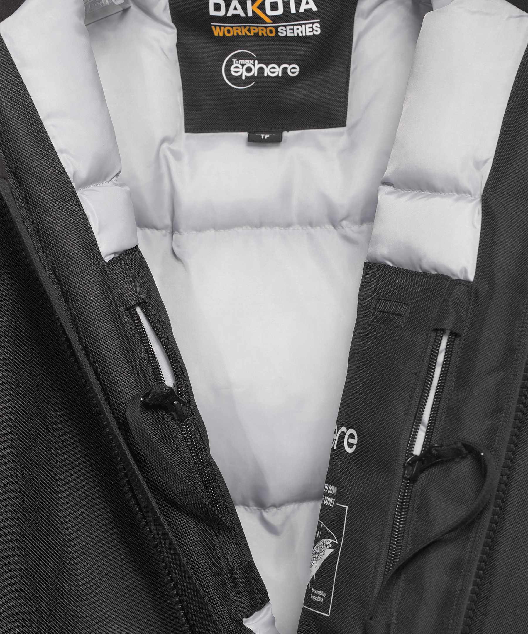 Veste parka de travail résistante à l'eau avec T-MAX pour hommes, Sphere, Dakota WorkPro Series