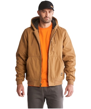 Timberland PRO Gritman Veste de travail isolée à capuchon en toile doublée pour homme