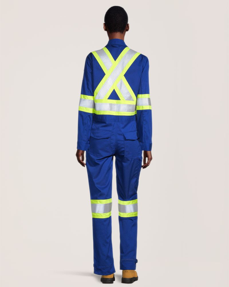 Pioneer Women's Flame Resistant 7 oz High-Visibility Coveralls