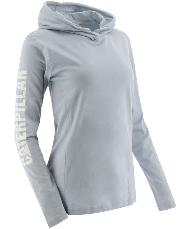 T-shirt de travail FPS à capuche et à manches longues pour femmes, CAT