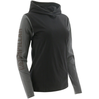 CAT Women's UPF Long Sleeve Hooded Work T Shirt Front_Angled_Right
