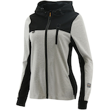 CAT Women's H2O Zip Up Work Hoodie Front_Angled_Left