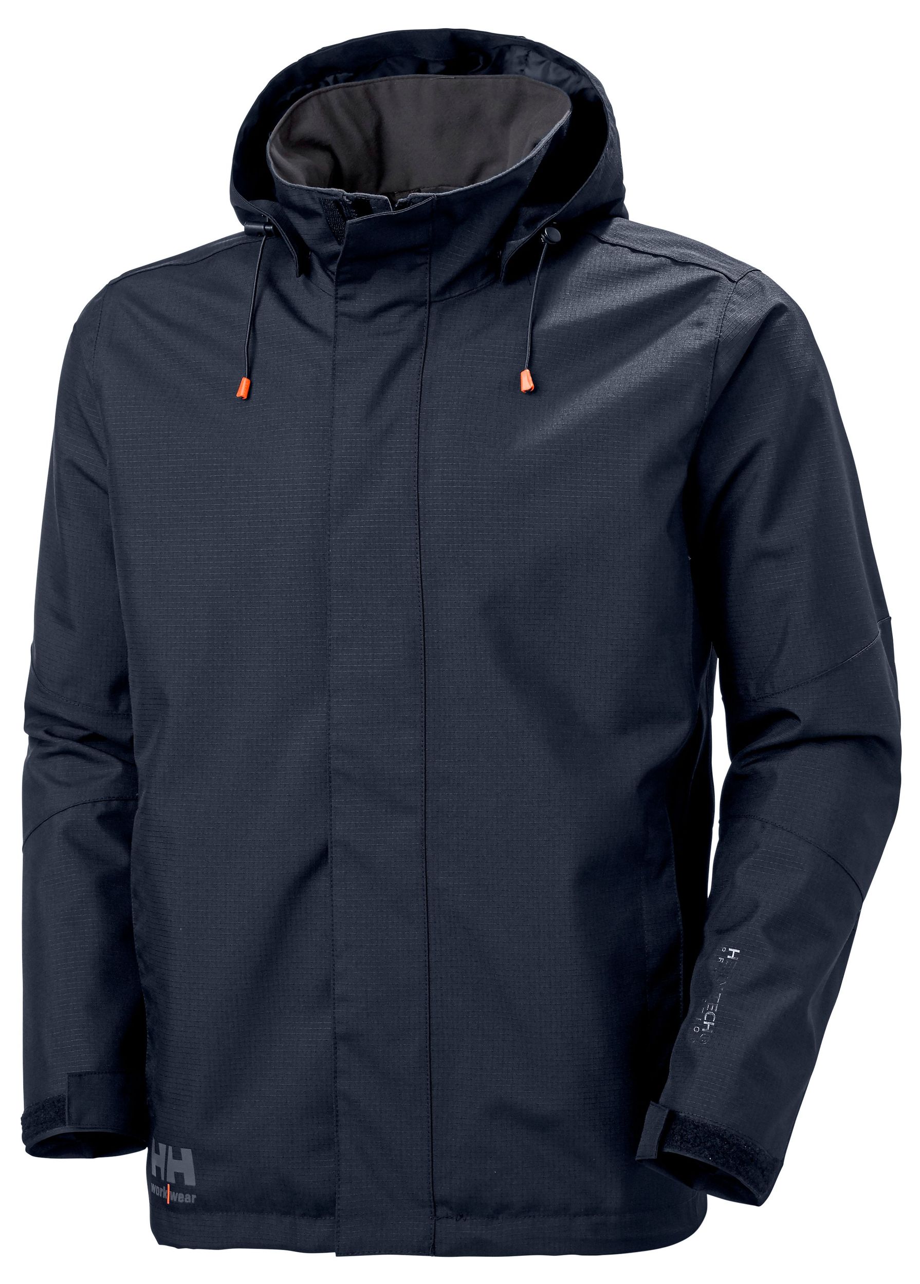 Helly Hansen Workwear Men's Oxford Waterproof Shell Jacket with Detachable Hood