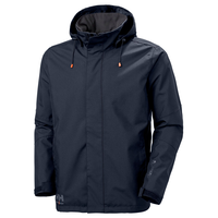 Helly Hansen Workwear Men's Oxford Waterproof Shell Jacket with Detachable Hood