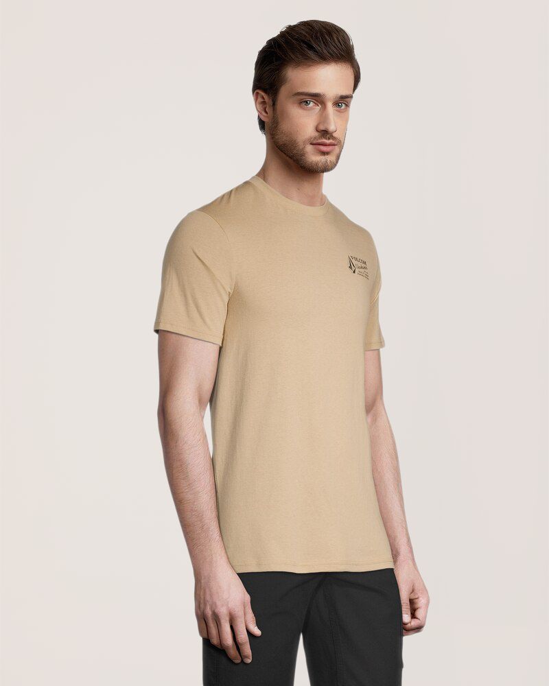 Volcom Workwear Men's Modern Fit Crewneck Cotton Work T-Shirt