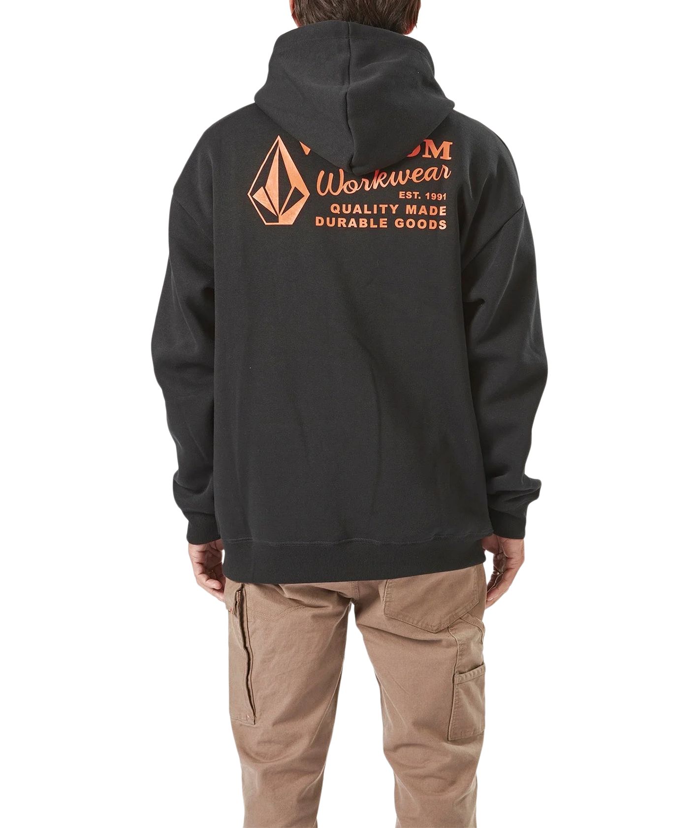 Chandail à capuche de travail avec poche kangourou pour hommes, Volcom Workwear