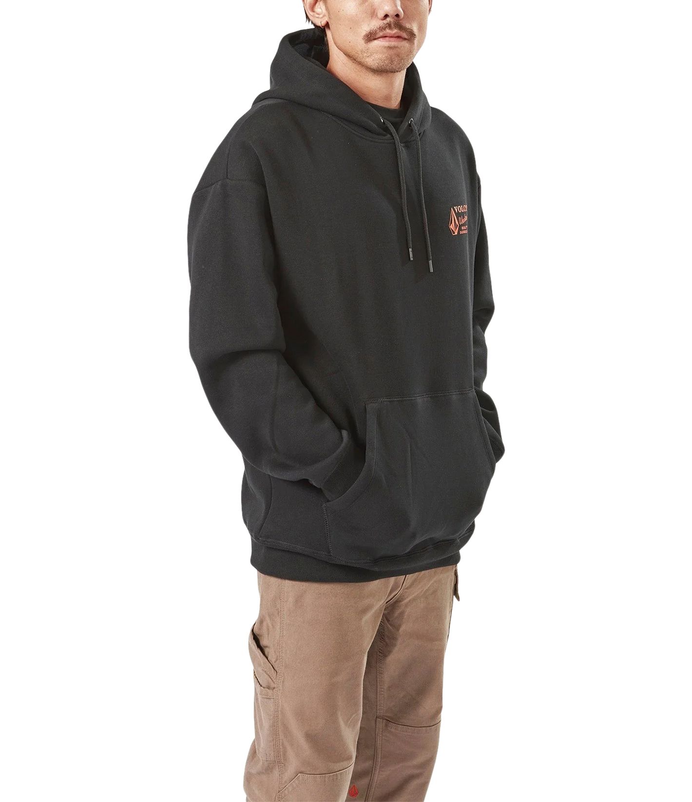 Chandail à capuche de travail avec poche kangourou pour hommes, Volcom Workwear