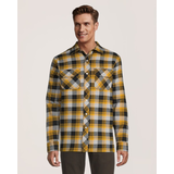Aggressor Men's Snap-Front Plaid Quilted Flannel Work Shirt Front_Flat