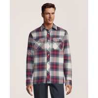 Aggressor Men's Snap-Front Plaid Quilted Flannel Work Shirt