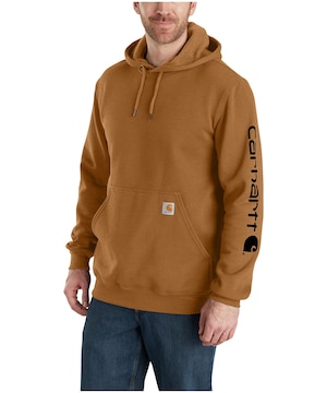 Carhartt Men's Logo Sleeve Pullover Hoodie