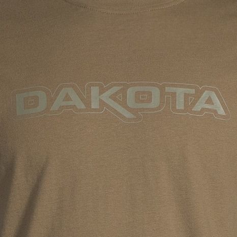 T-shirt à col ras du cou en coton ultradoux avec logo sur la poitrine pour hommes, Dakota Workpro Series