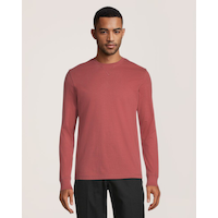 T-shirt en coton à manches longues et à col ras du cou pour hommes, Dakota WorkPro Series, Deux Semaines Front_Flat