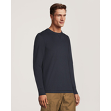 T-shirt de travail en coton à manches longues et à col ras du cou avec logo DWS sur la manche pour hommes, Dakota Workpro Series Front_Three_Fourths_Angled_Right