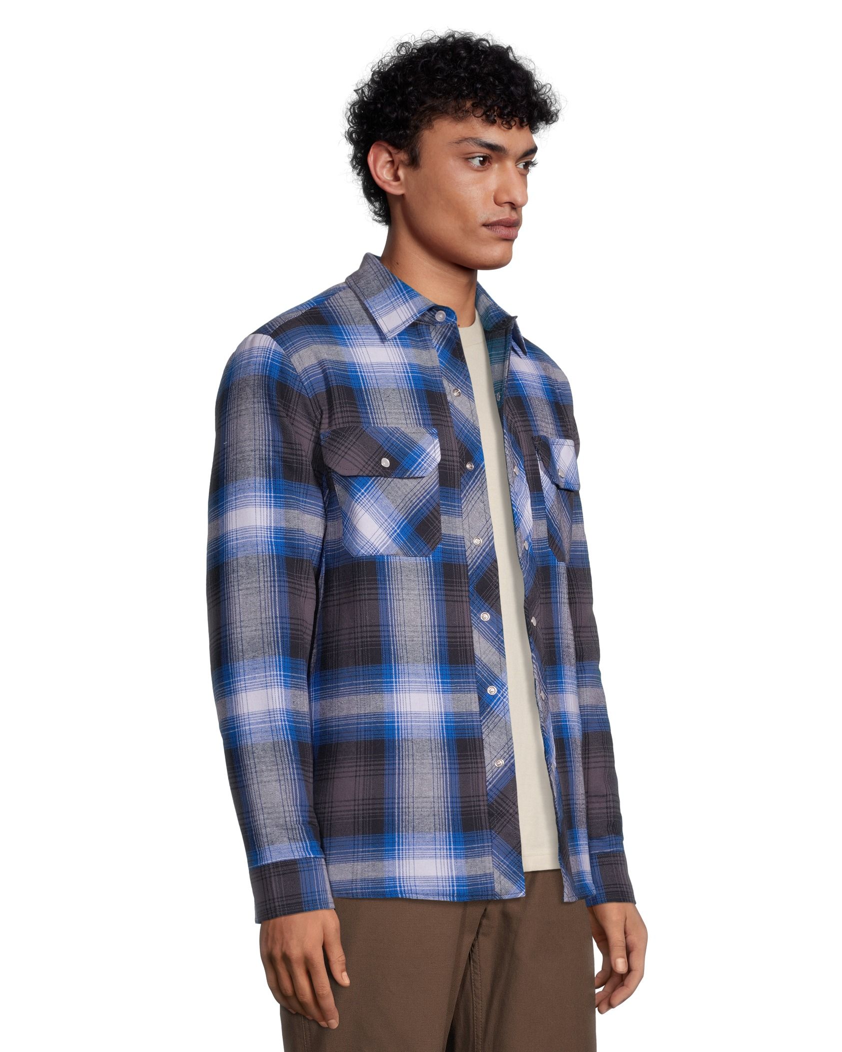 Dakota hooded quilted flannel work shirt sale