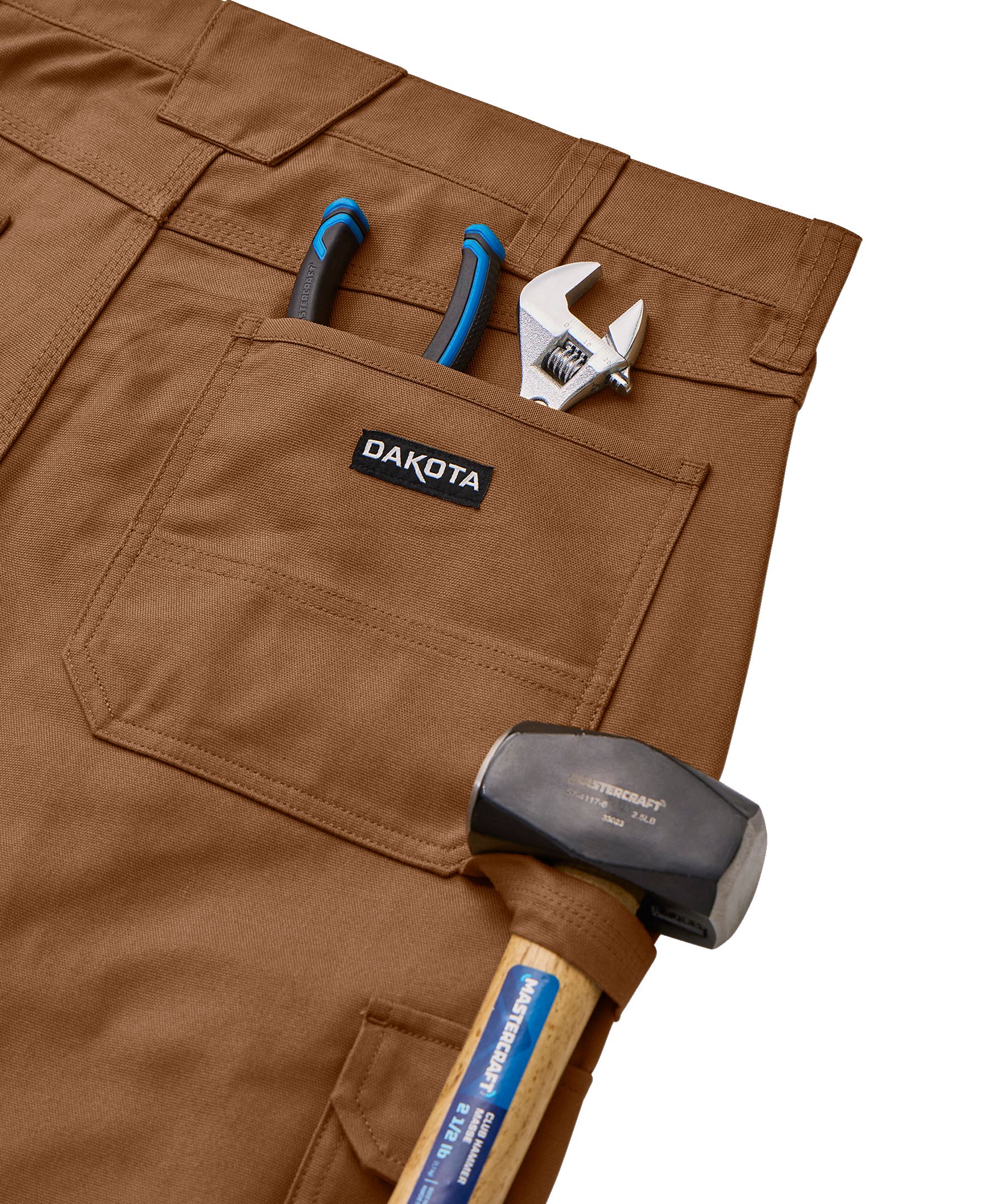 Dakota WorkPro Series Men's Zip Leg Canvas Cargo Work Pants