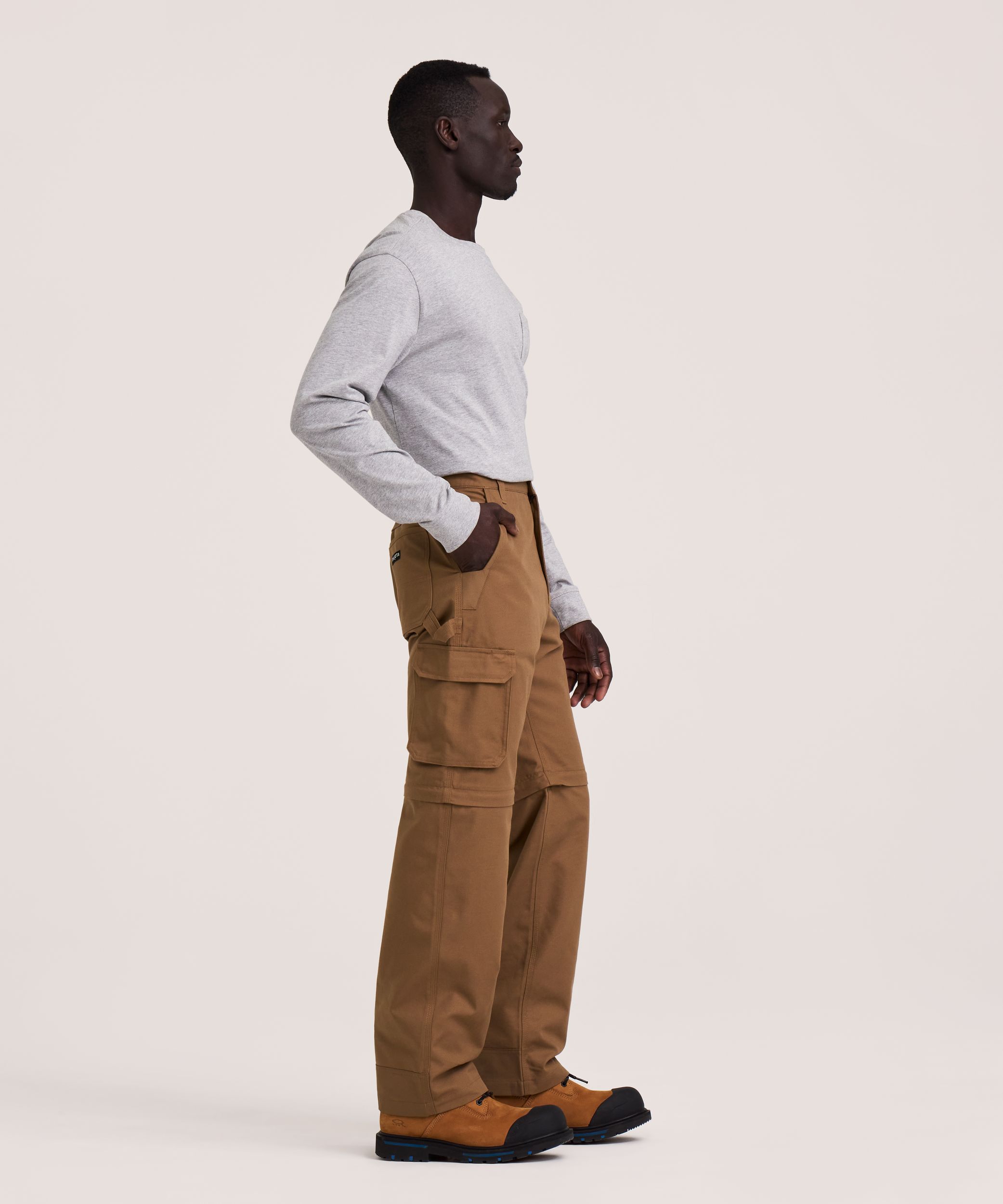 Dakota WorkPro Series Men's Zip Leg Canvas Cargo Work Pants