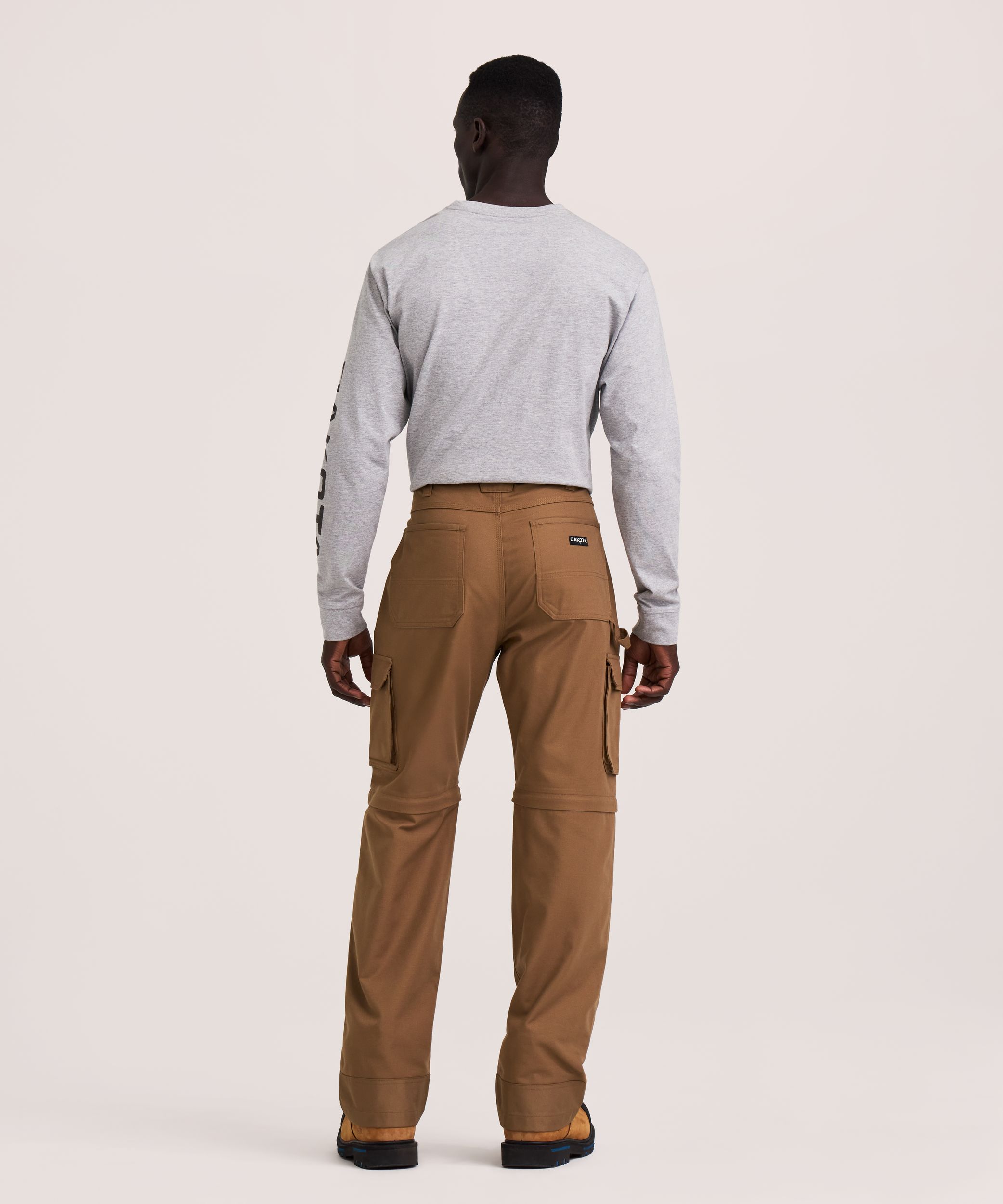 Dakota WorkPro Series Men's Zip Leg Canvas Cargo Work Pants