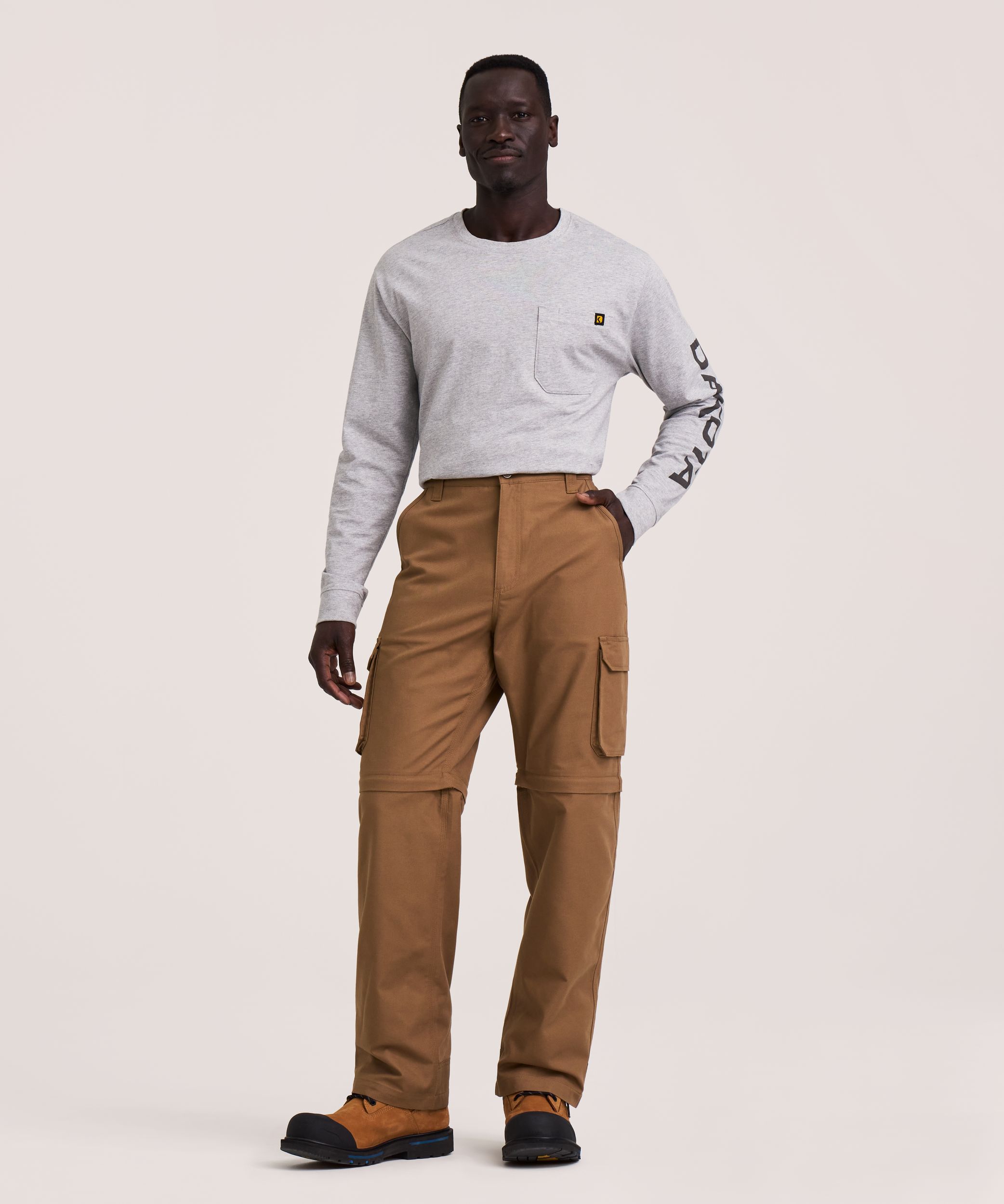 Dakota WorkPro Series Men's Zip Leg Canvas Cargo Work Pants