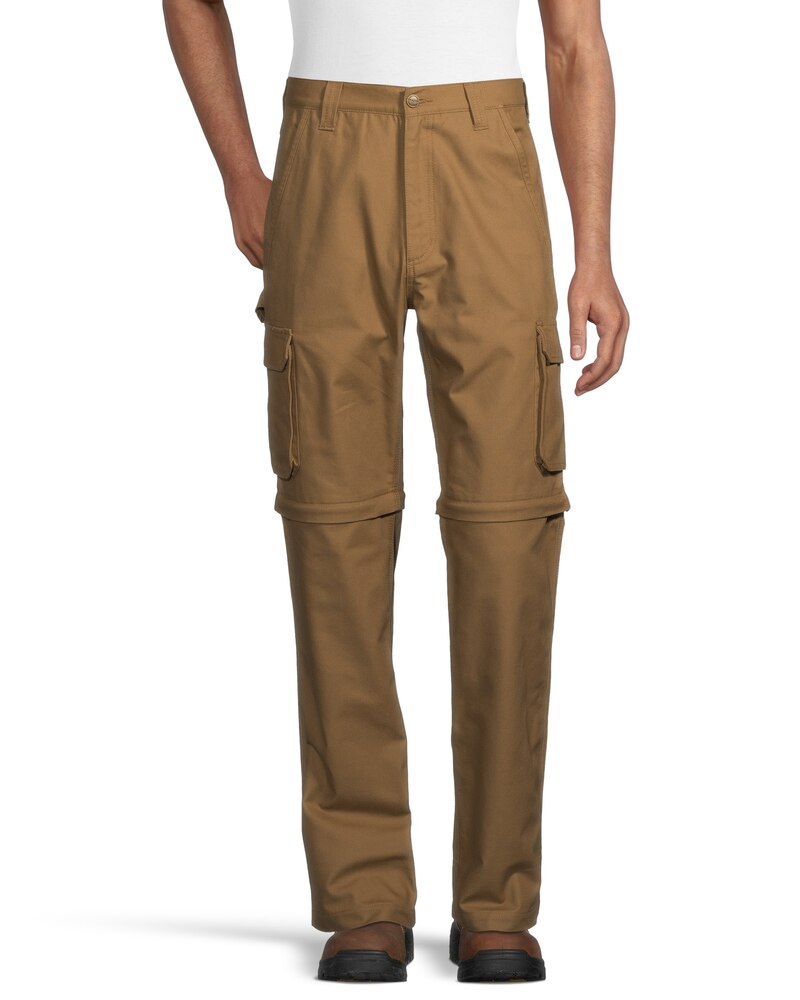 Men's Zip Leg Canvas Cargo Work Pants | Marks