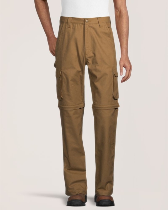 Pantalon de travail cargo en toile avec fermeture à glissière sur la jambe pour hommes, Dakota Workpro Series