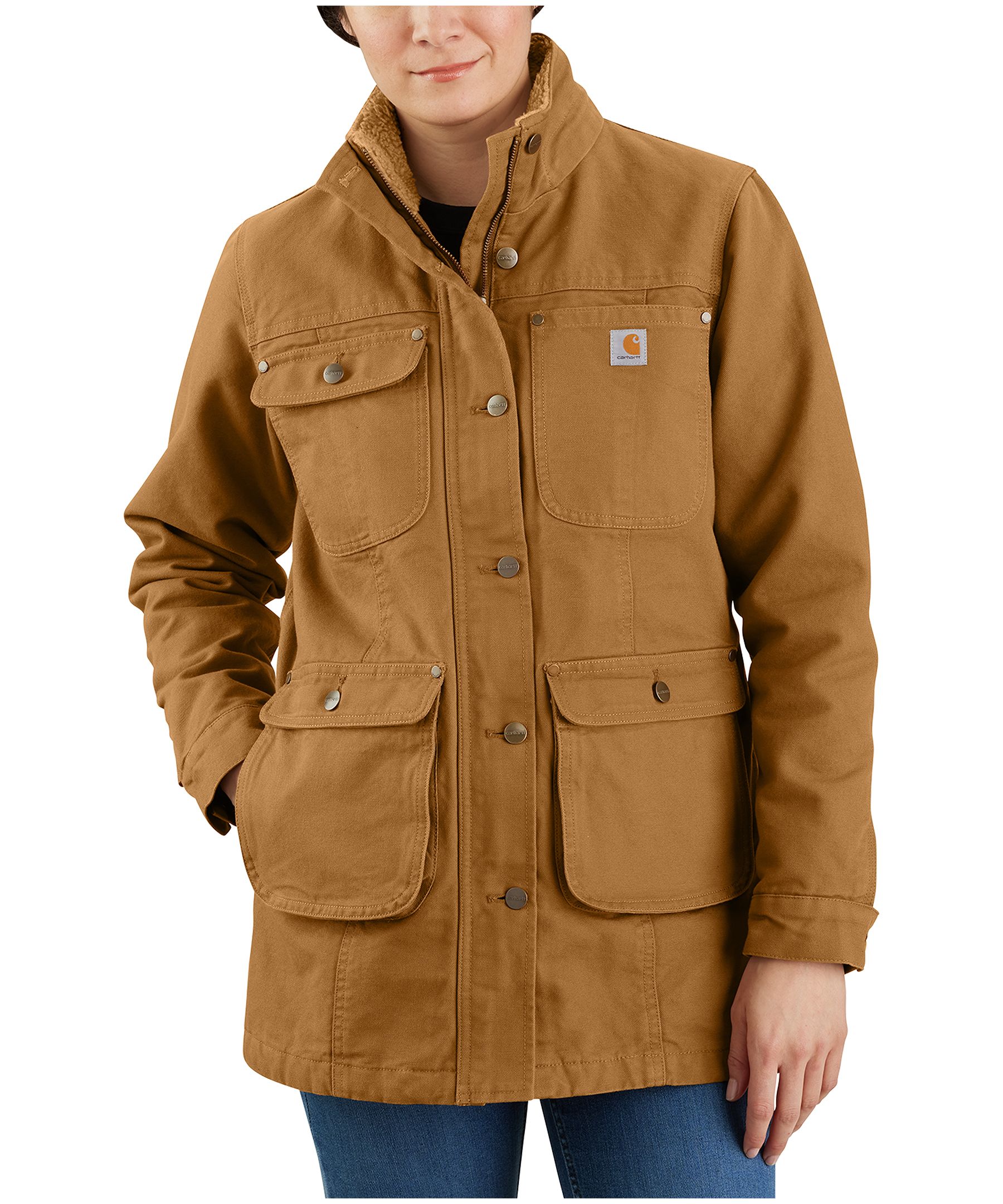 Carhartt Women's Washed Duck Insulated Work Jacket Mark's