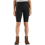 Short de travail fonctionnel Carhartt FastDry à taille haute pour femmes, Force Front_Flat