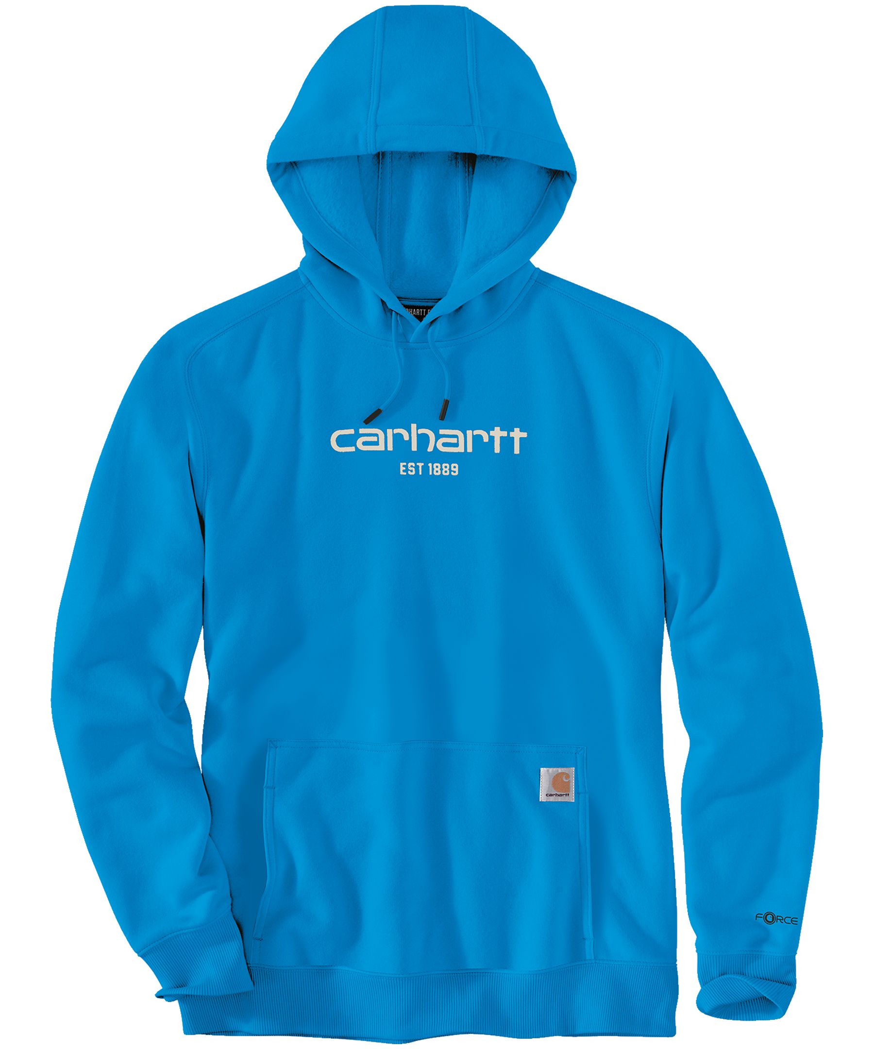 Carhartt Men's Relaxed Fit Force Logo Graphic FastDry Work Hoodie | Marks