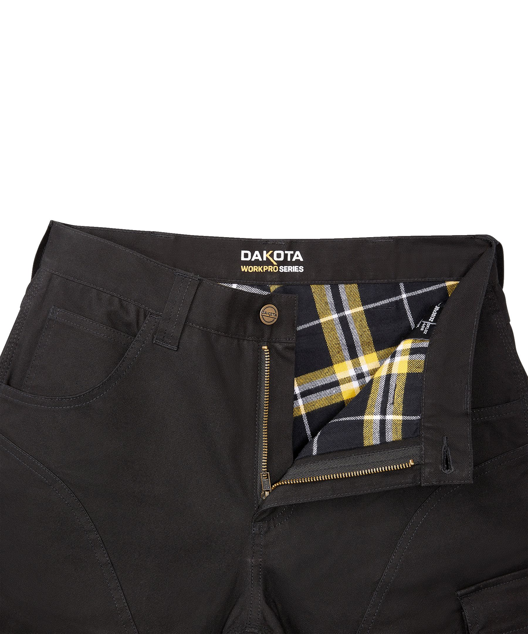 Dakota WorkPro Series Men's Cotton Flannel Lined Stretch Duck Work Pants