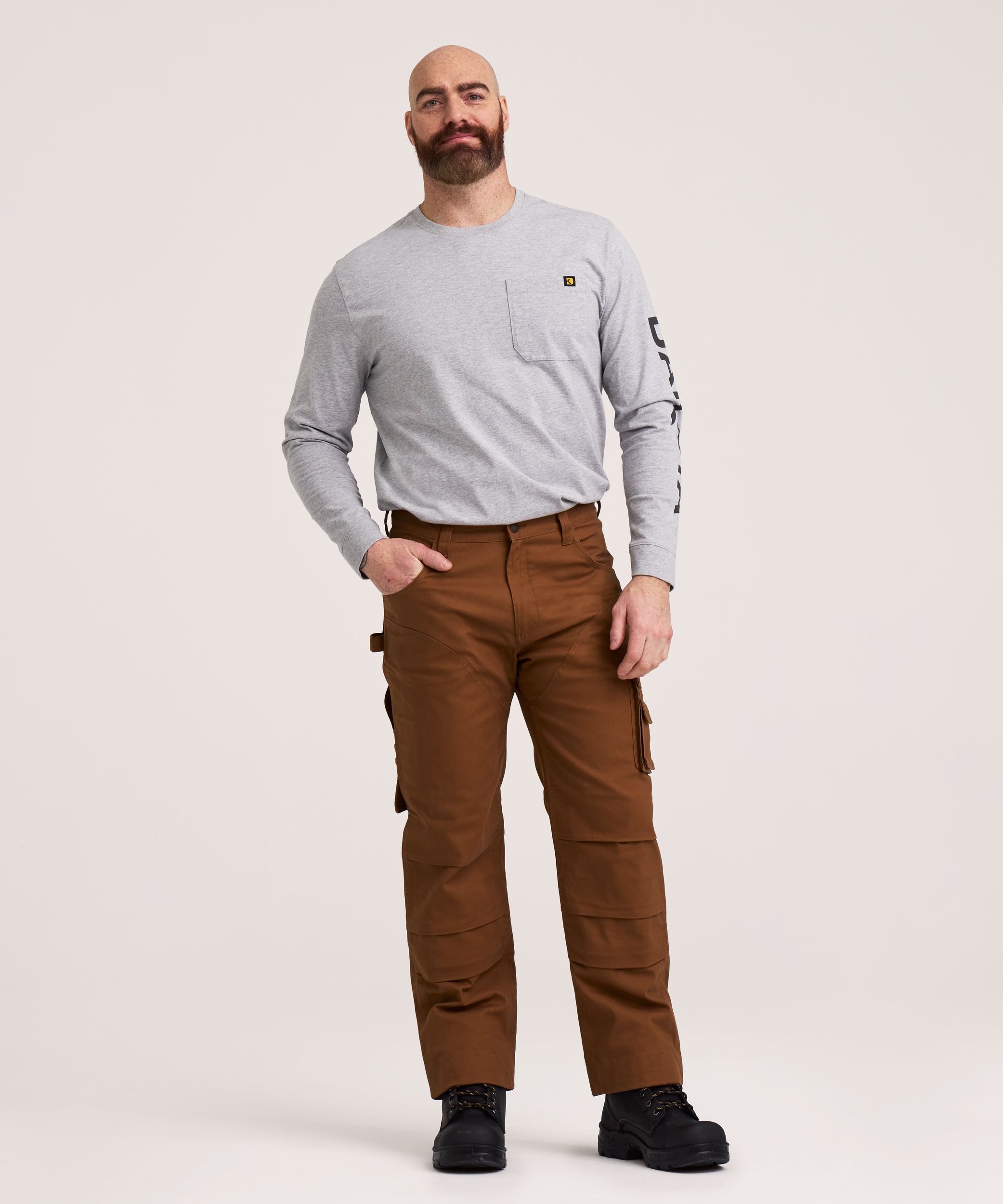 Dakota WorkPro Series Men's Cotton Flannel Lined Stretch Duck Work Pants