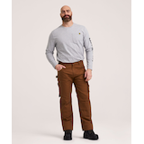 Pantalon de travail extensible en coutil avec doublure en flanelle de coton pour hommes, Dakota Workpro Series