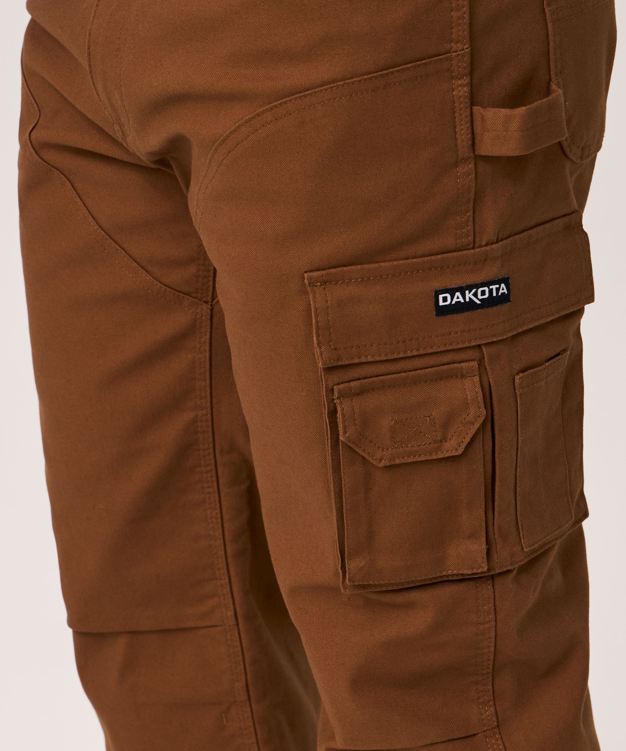 Dakota WorkPro Series Men's Cotton Flannel Lined Stretch Duck Work Pants