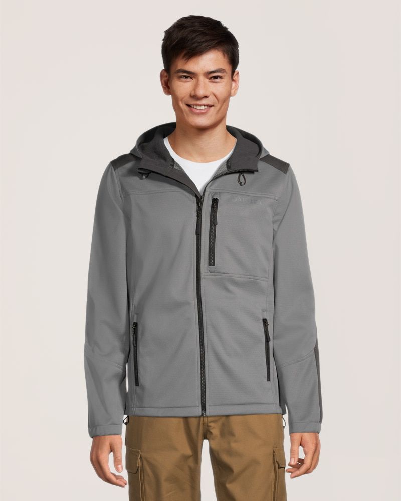 Veste à capuche à glissière pleine longueur avec protection contre les tiques et les moustiques pour hommes