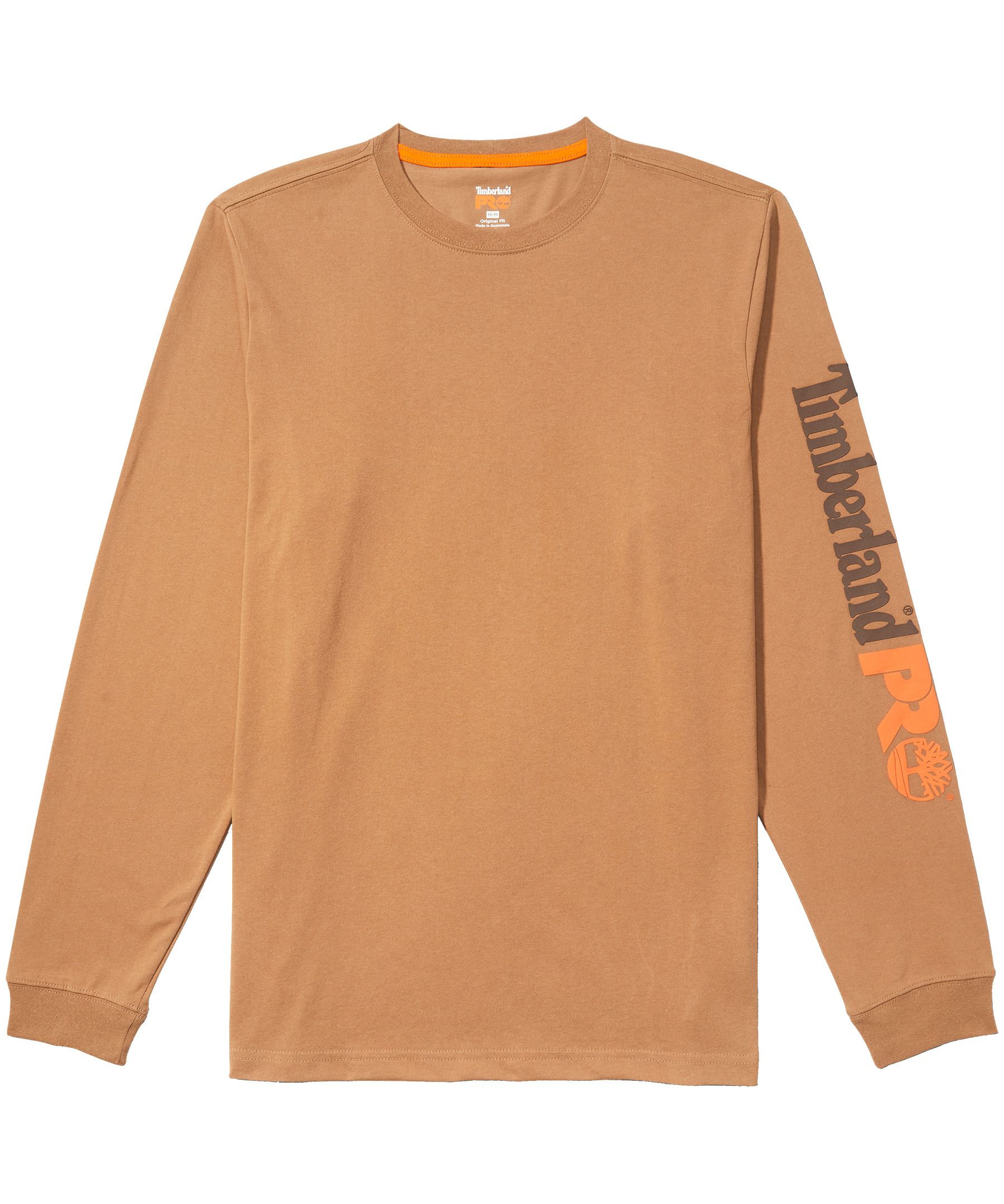 T-shirt de travail en coton à manches courtes et col ras du cou avec logo central pour hommes, Timberland PRO