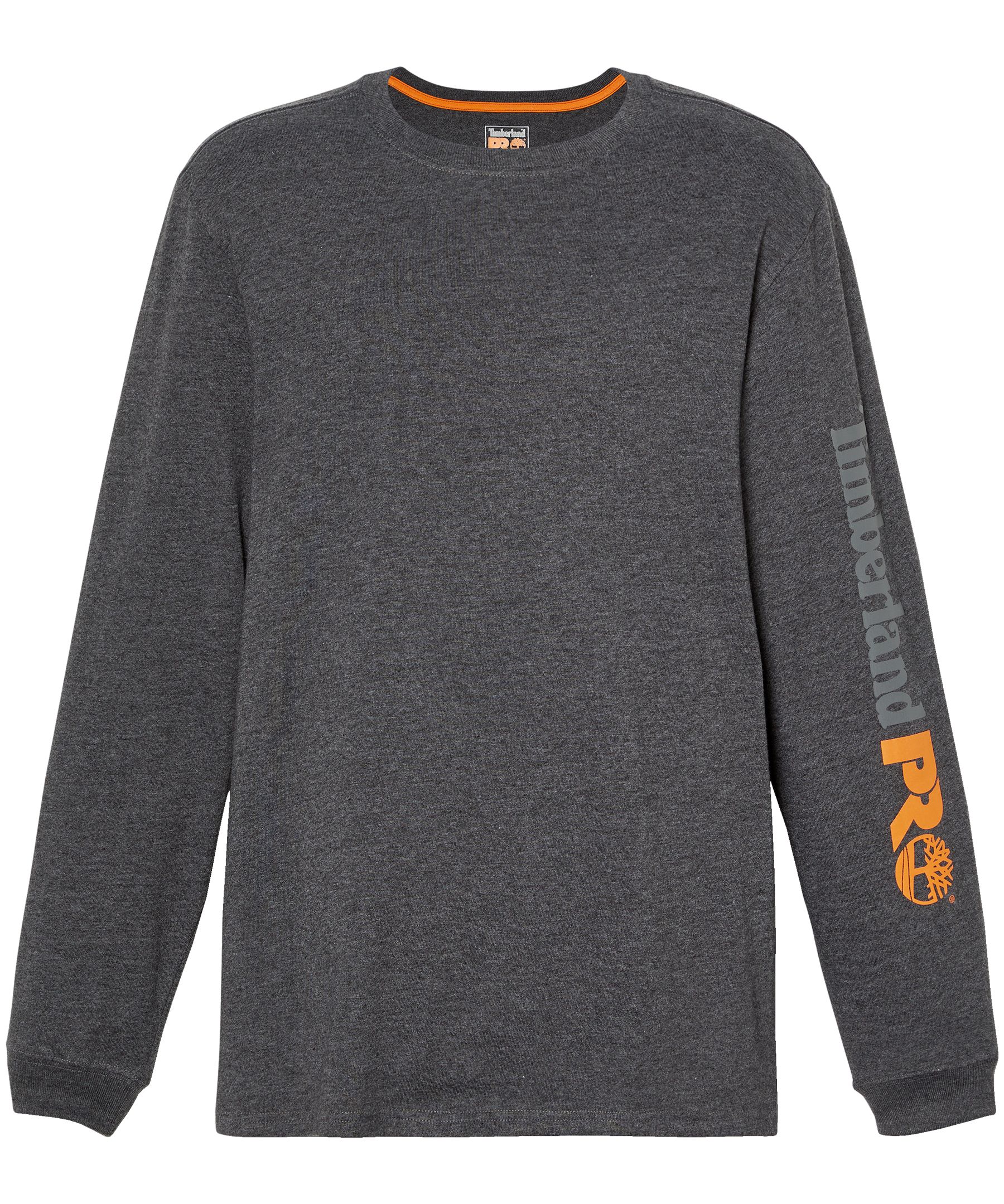T-shirt de travail en coton à manches courtes et col ras du cou avec logo central pour hommes, Timberland PRO
