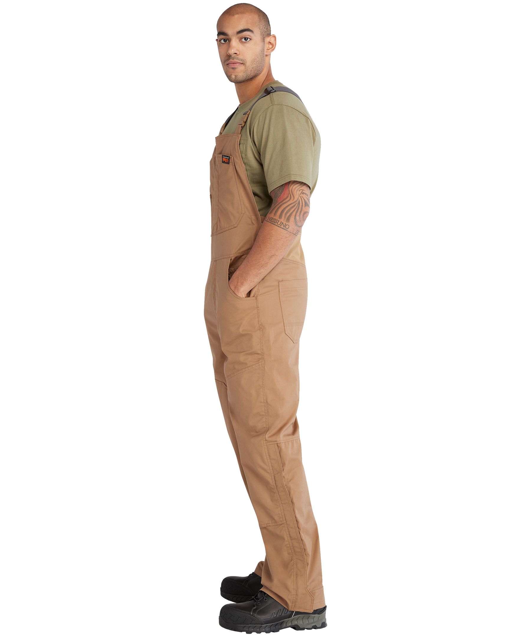 Timberland Men's Pro Morphix Duck Carpenter Bib Overalls