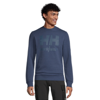 Chandail en molleton de travail à col ras du cou avec logo sur la poitrine, Helly Hansen Workwear Front_Flat