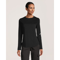 Dakota WorkPro Series Women's Long Sleeve Logo Crewneck Soft Cotton Work T-Shirt