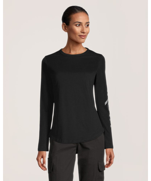 Dakota WorkPro Series Women's Long Sleeve Logo Crewneck Soft Cotton Work T Shirt