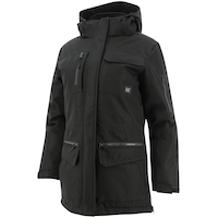 CAT Women's Insulated Work Parka Jacket Front_Angled_Left