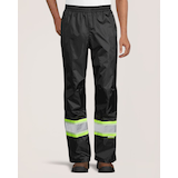 Pantalon de travail VizLiteMD de catégorie 1 doublé de filet avec ruban phosphorescent et coutures étanches à l’eau pour hommes, Dakota WorkPro Series Front_Flat