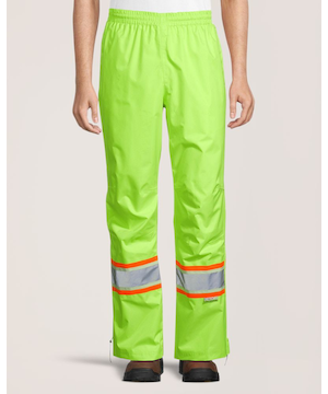 Pantalon doublé à taille élastique en tissu à 150 deniers indéchirable avec ruban VizLiteMD de niveau 2 pour hommes, Dakota WorkPro Series