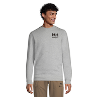Chandail en molleton à col ras du cou avec logo sur la poitrine pour hommes, Helly Hansen Workwear Front_Flat