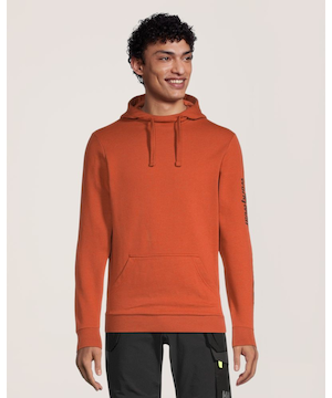 Chandail en molleton à capuche avec logo sur la manche pour hommes, Helly Hansen Workwear