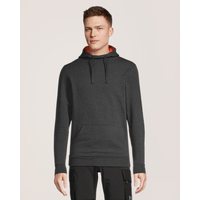Chandail en molleton à capuche avec logo sur la manche pour hommes, Helly Hansen Workwear Front_Flat