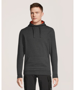 Chandail en molleton à capuche avec logo sur la manche pour hommes, Helly Hansen Workwear