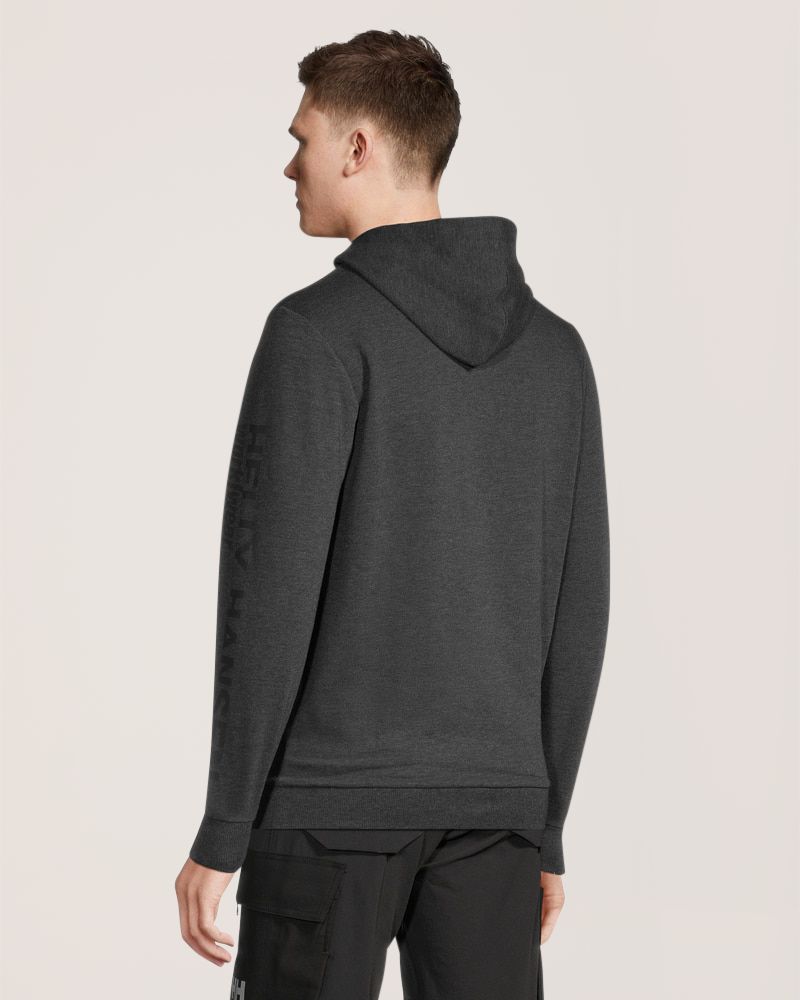 Chandail en molleton à capuche avec logo sur la manche pour hommes, Helly Hansen Workwear